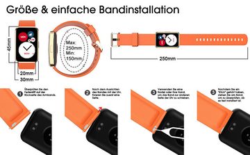 blackview R5 Fitnessuhr Sportuhr mit Schlafüberwachung und Herzfrequenzmessung Smartwatch (4 cm/1.57 Zoll), 1-tlg., Persönlicher Gesundheitsassistent, 24 Sportmodi, IP68 Wasserdicht