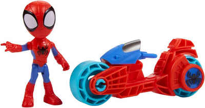 Hasbro Actionfigur Marvel Spidey and His Amazing Friends, Spidey mit Motorrad