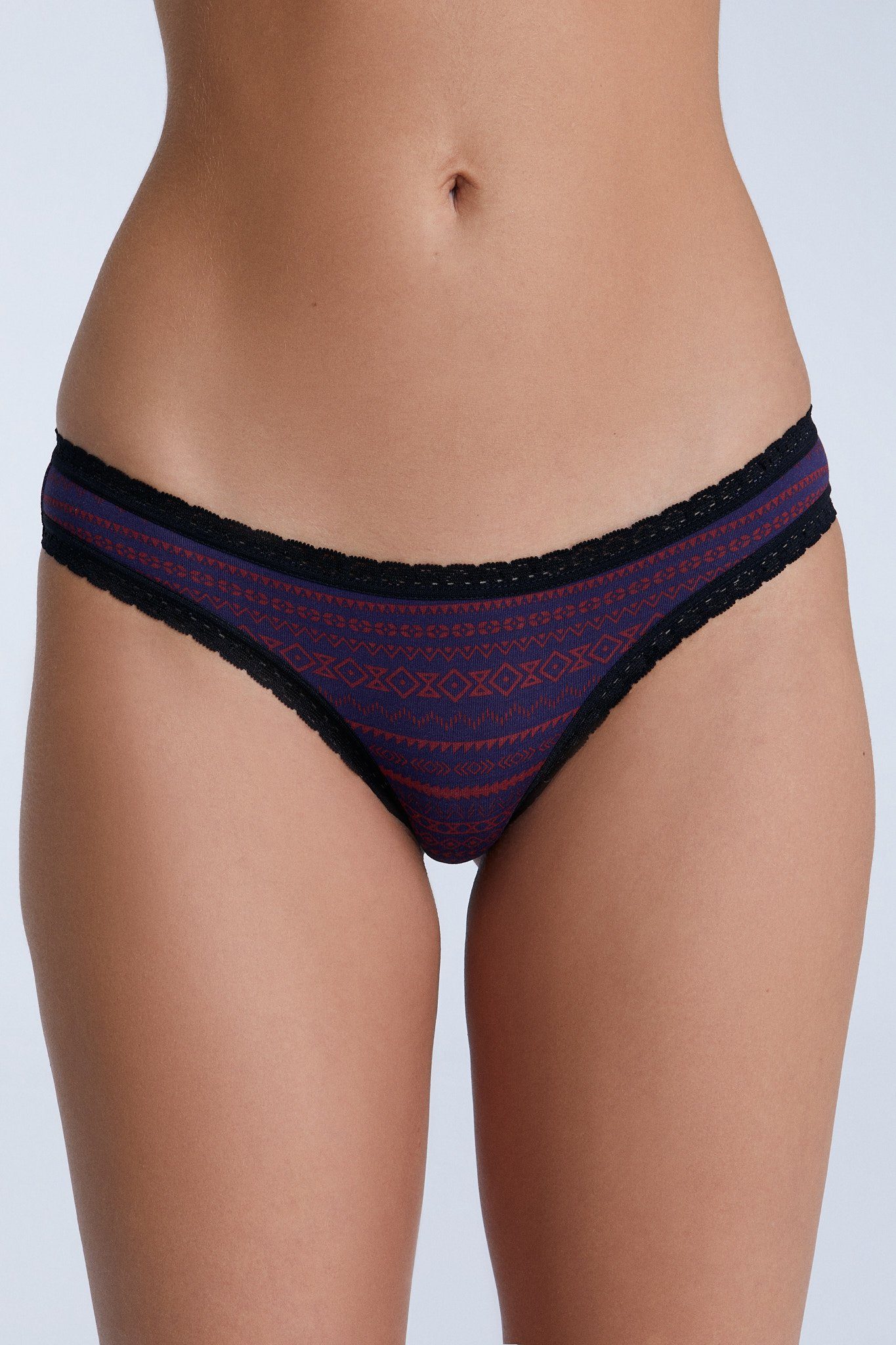 Slip Damenslip mit Spitze (6er Pack)