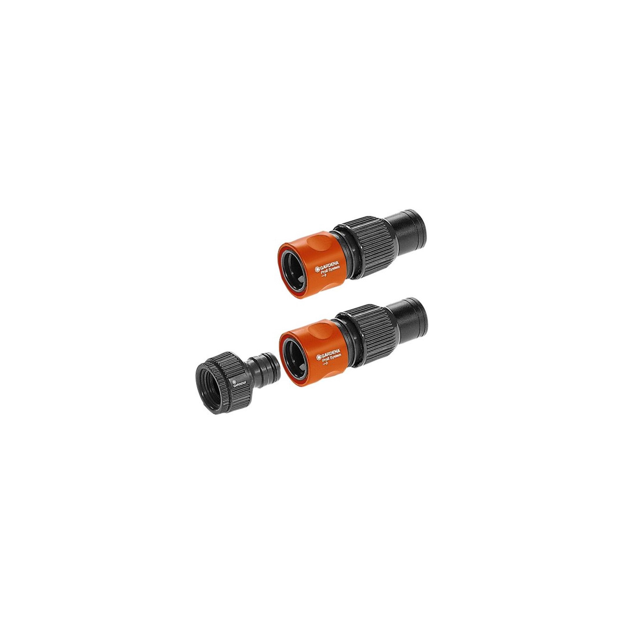 GARDENA Gartenschlauch GARDENA Profi-System Anschluss-Satz (für Pipeline und Sprinklersystem)