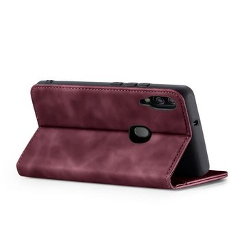 Tec-Expert Handyhülle Tasche Hülle für Samsung Galaxy A20e, Cover Klapphülle Case mit Kartenfach Fliphülle aufstellbar