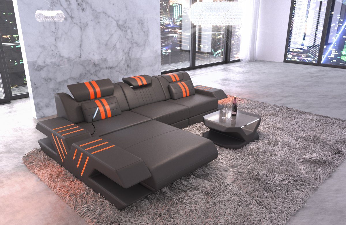 Sofa Dreams Ecksofa Sofa Leder Ledercouch günstig online kaufen