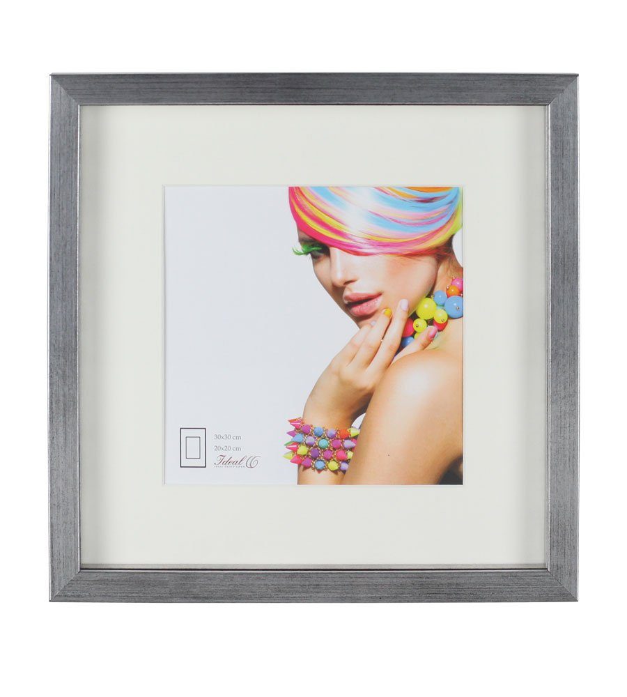 IDEAL TREND Bilderrahmen 3D Objektrahmen Holz Bilderrahmen quadratisch Wand günstig online kaufen