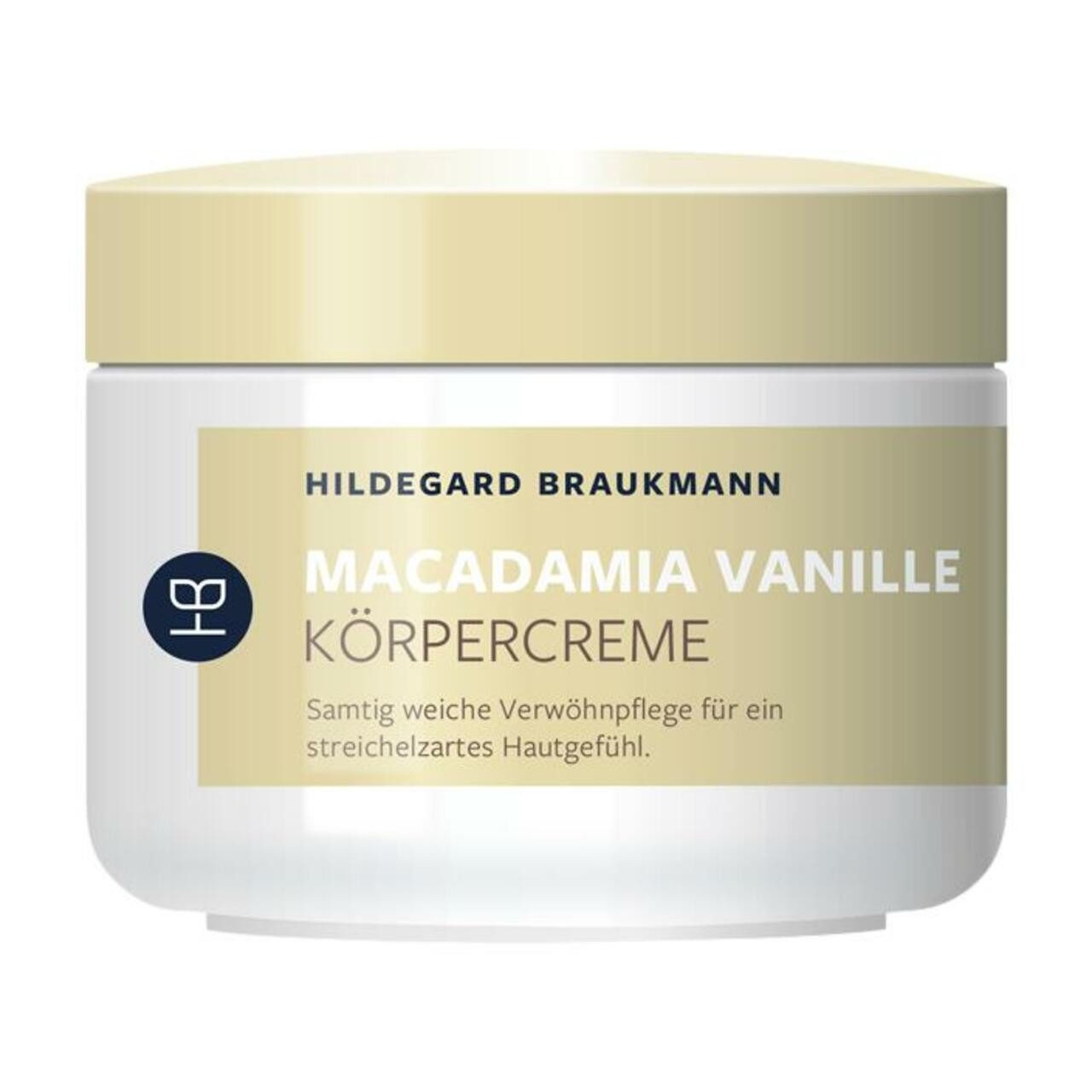 Hildegard Braukmann Bodylotion Macadamia Vanille Körpercreme, Reichhaltige Pflege – Macadamianussöl, Mandelöl, P