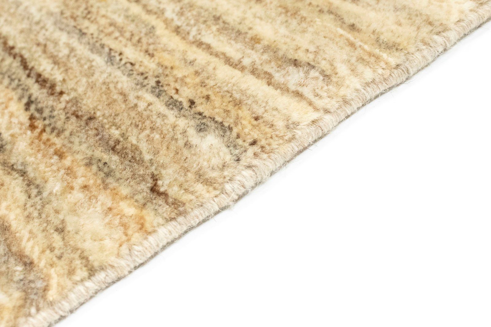 Wollteppich Gabbeh Teppich handgeknüpft naturweiß, mm, rechteckig, Höhe: 18 morgenland, handgeknüpft