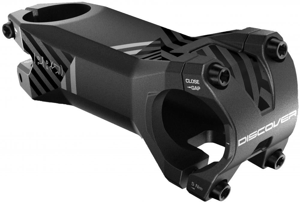PRO Fahrradlenker PRO Vorbau Discover Aero L Schwarz - kurzer Gravel-Vorbau für Kontroll