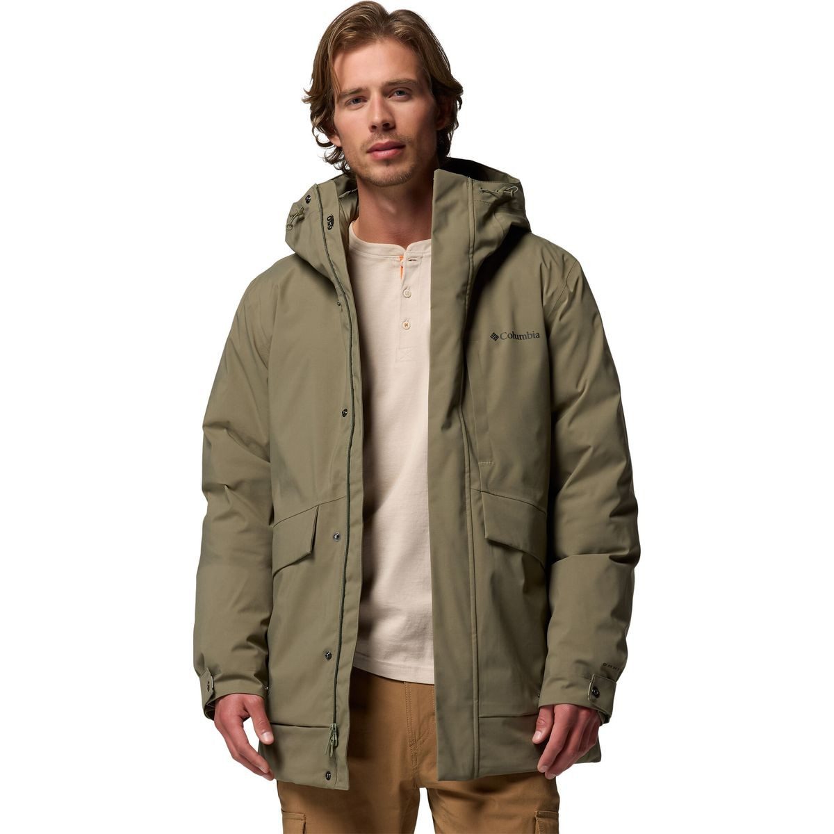 Columbia 3-in-1-Funktionsparka Men's Street Heights Waterproof Hooded Down Parka Wasserdichter, atmungsaktiver Parka mit Daunenfüllung für urbanen