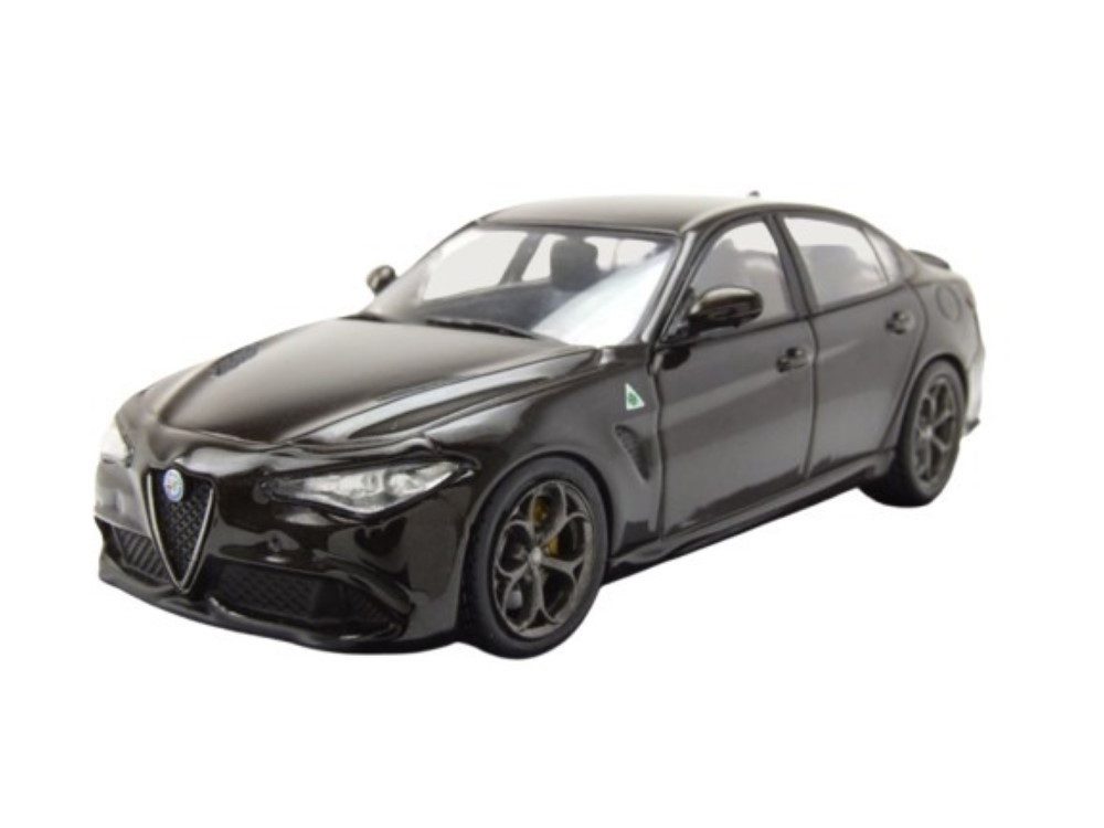 Solido Modellauto Alfa Romeo Giulia Quadrifoglio 2019 schwarz, Maßstab 1:43