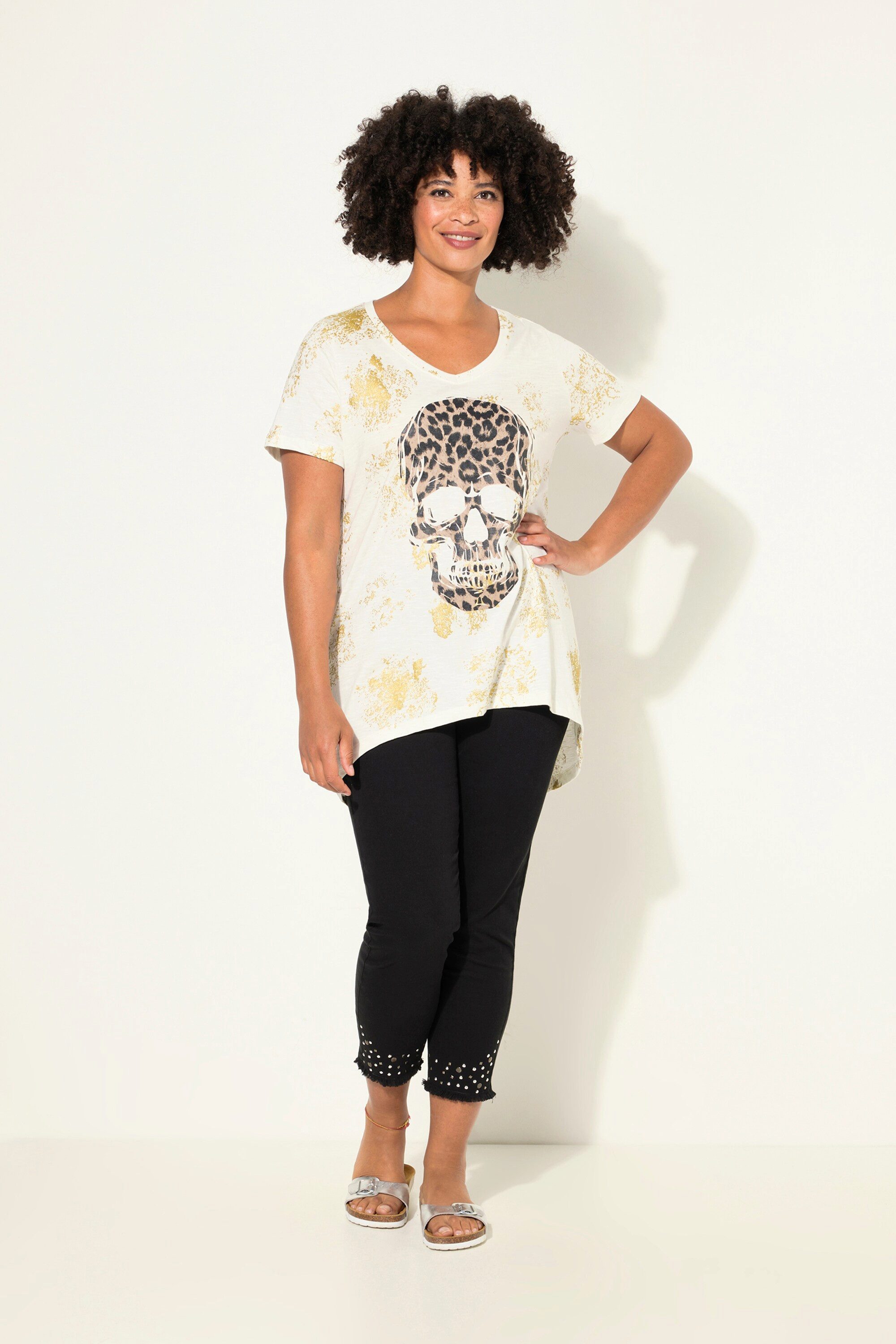Angel of Style T-Shirt T-Shirt Leo-Totenkopf günstig online kaufen