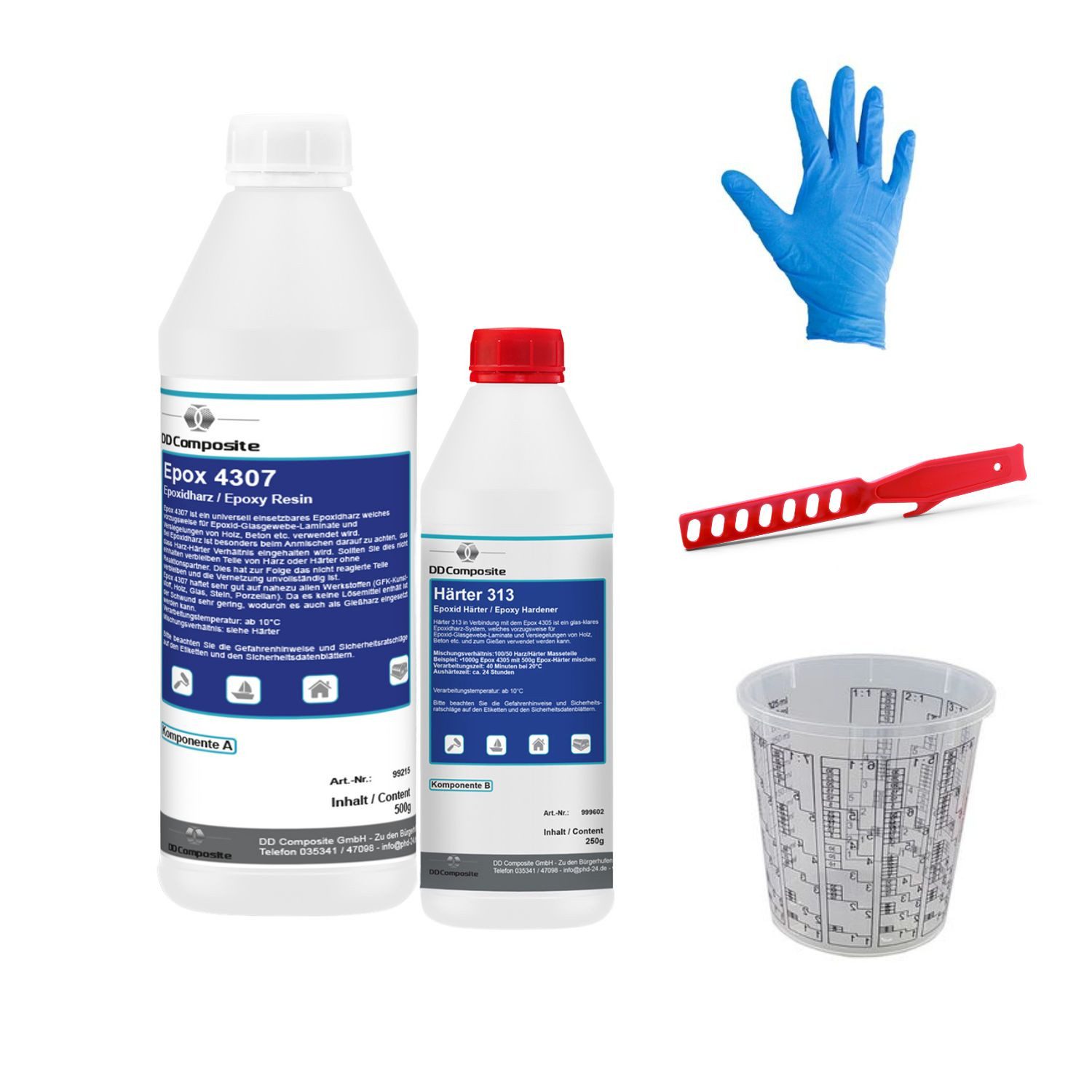 DD Composite Reparatur-Set 750g Epoxidharz Set, Epoxidharz-Set, 5-St., Epox günstig online kaufen
