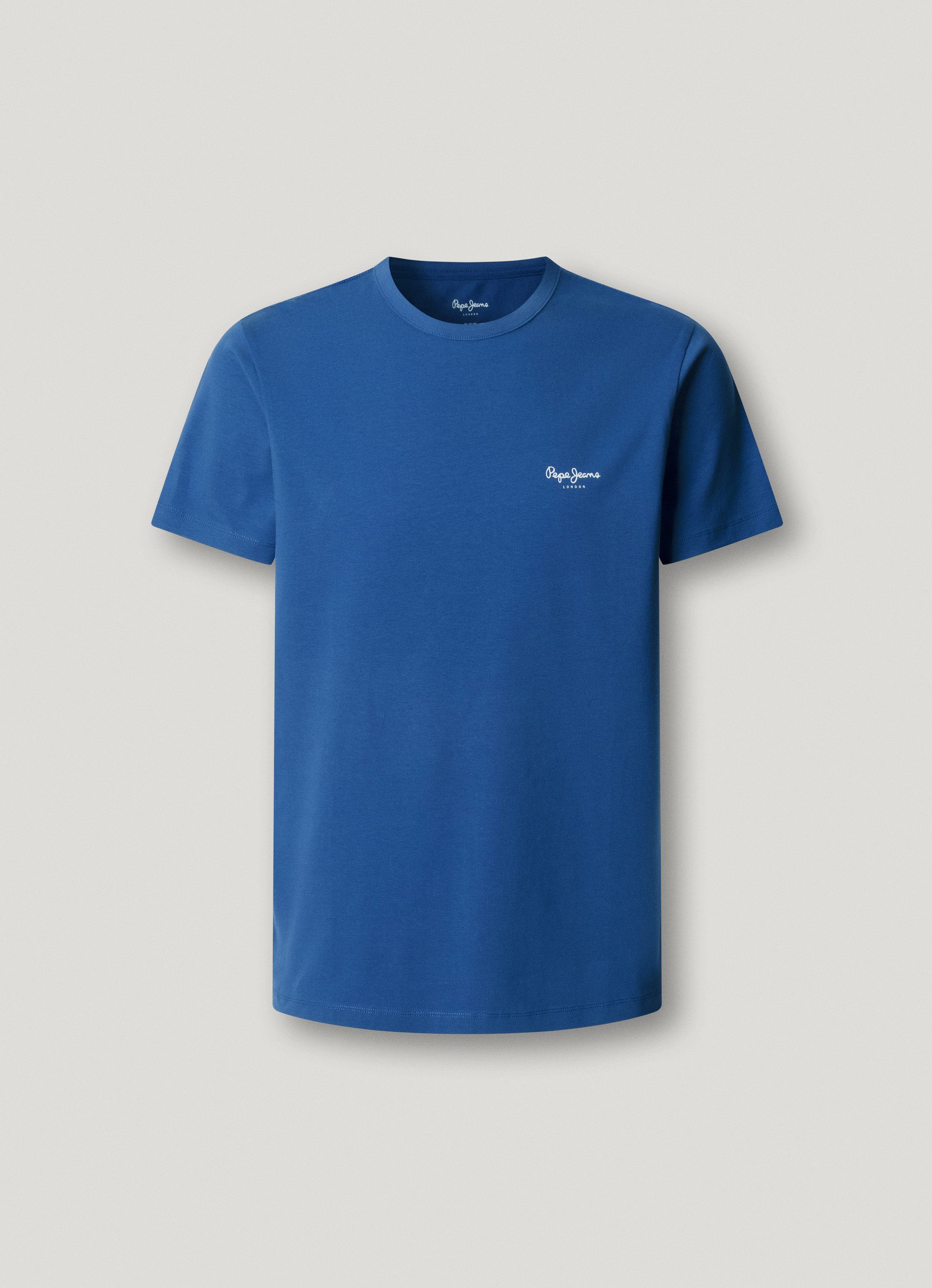 Pepe Jeans T-Shirt ORIGINAL BASIC 3N Rundhals mit kleinem Logodruck
