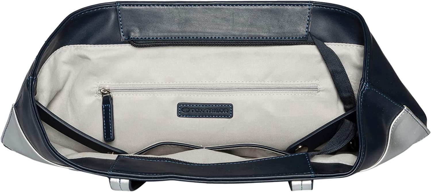 TOM TAILOR Shopper TOM TAILOR RENEE Zip-Shopper Bag XL mixed blue