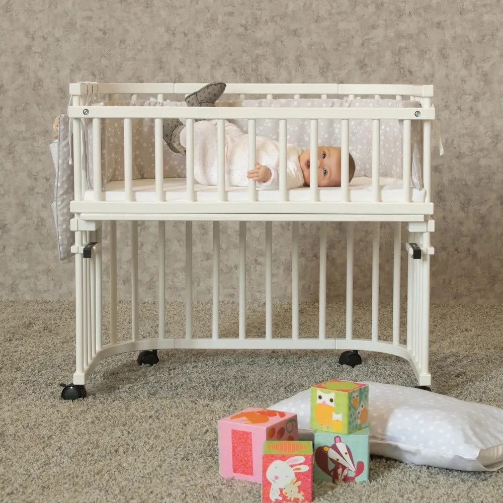 babybay Beistellbett babybay Rollensatz Spezial mit Stoßschutz passend für alle Modelle, be