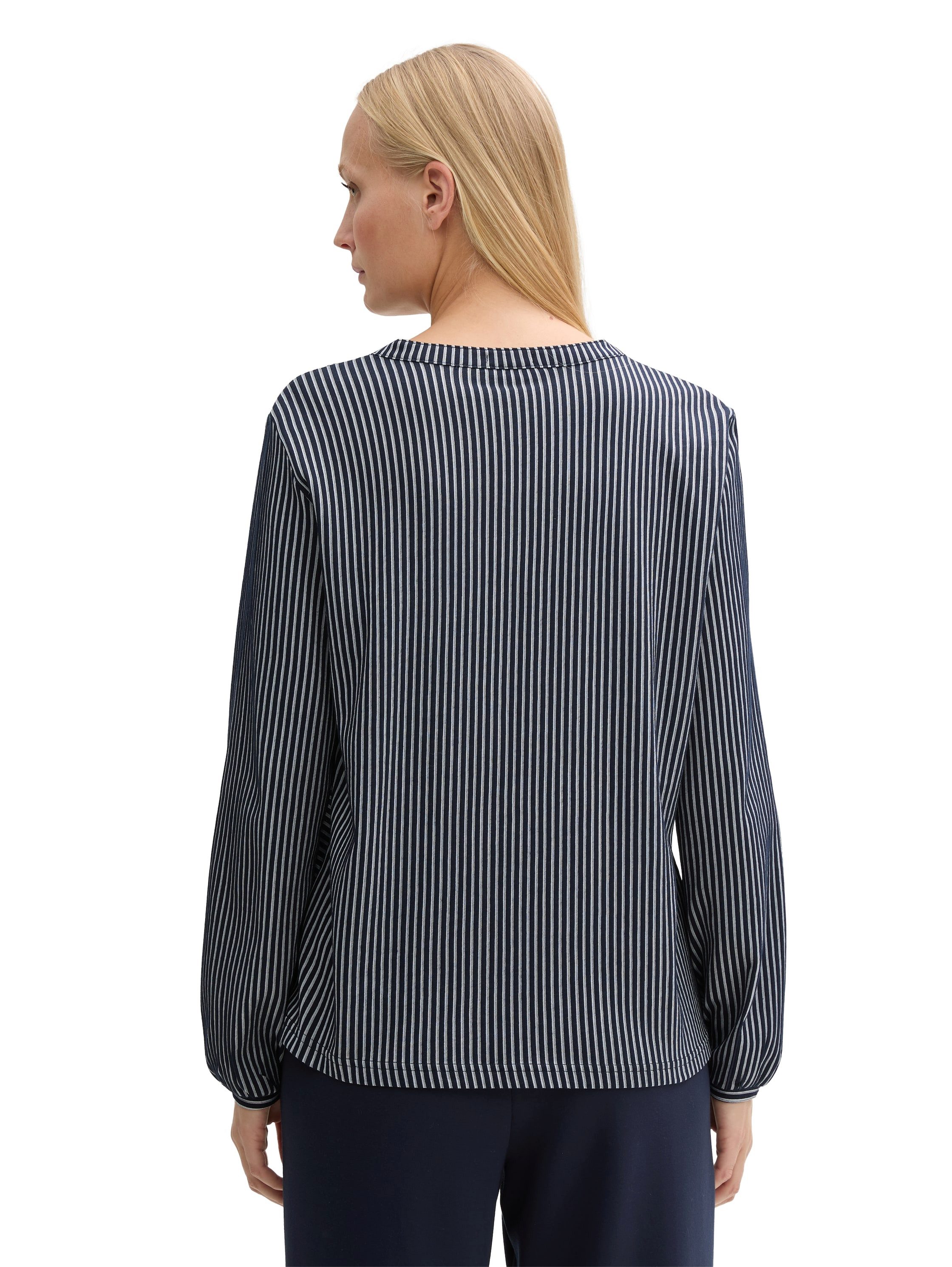 TOM TAILOR Ballonshirt mit Streifen günstig online kaufen