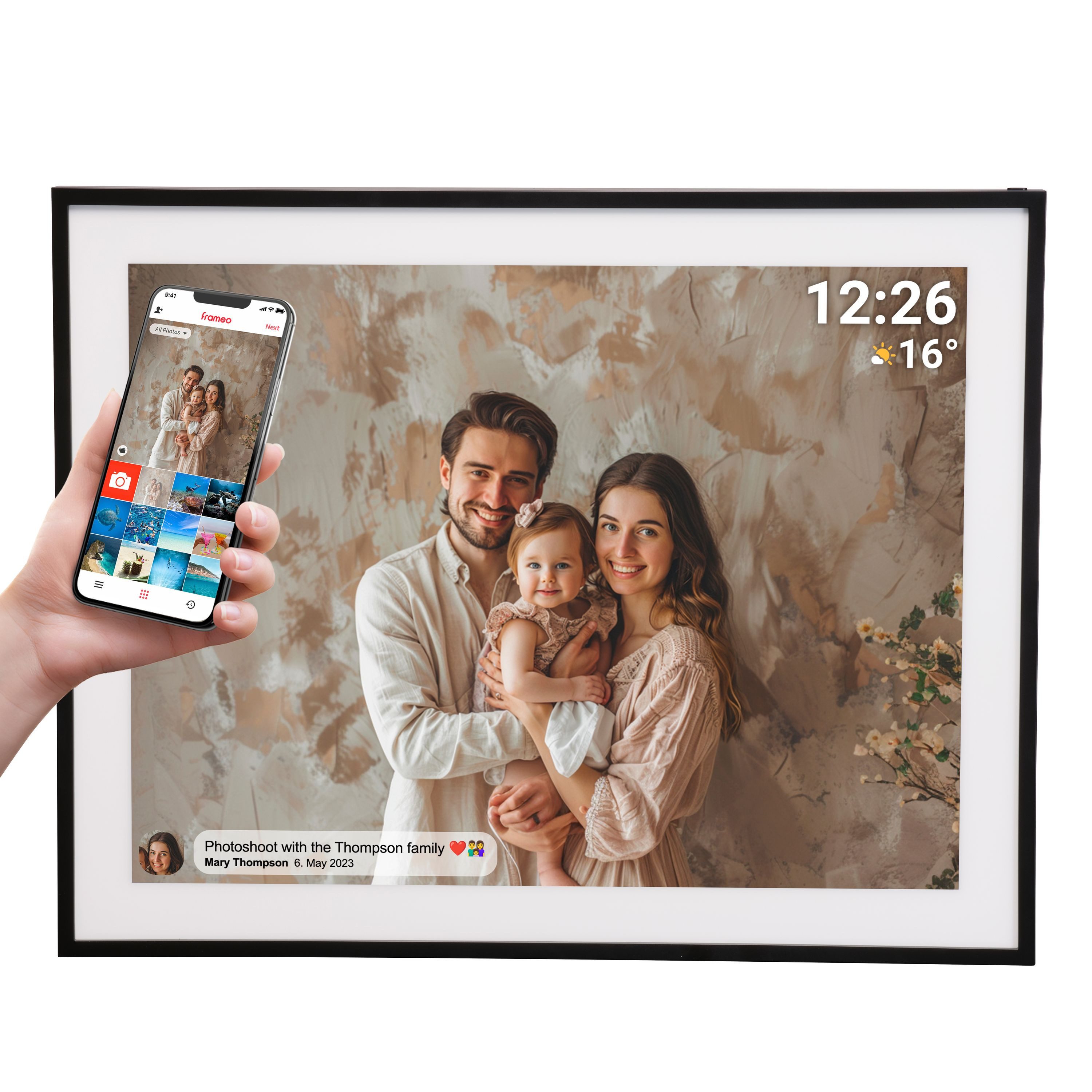 Denver PFF-1970 Digitaler Bilderrahmen (48 cm/19 ", 32 GB) günstig online kaufen