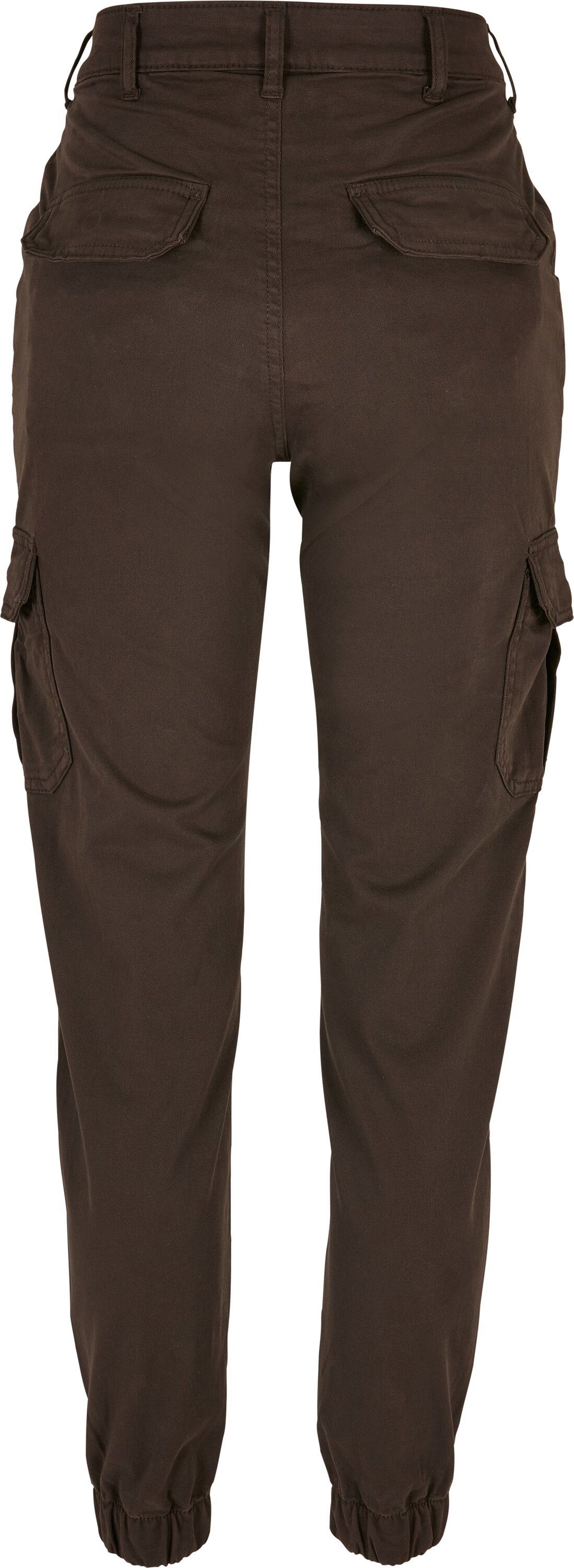 CLASSICS Cargo (1-tlg) High Ladies brown URBAN Damen Pants Cargohose Waist