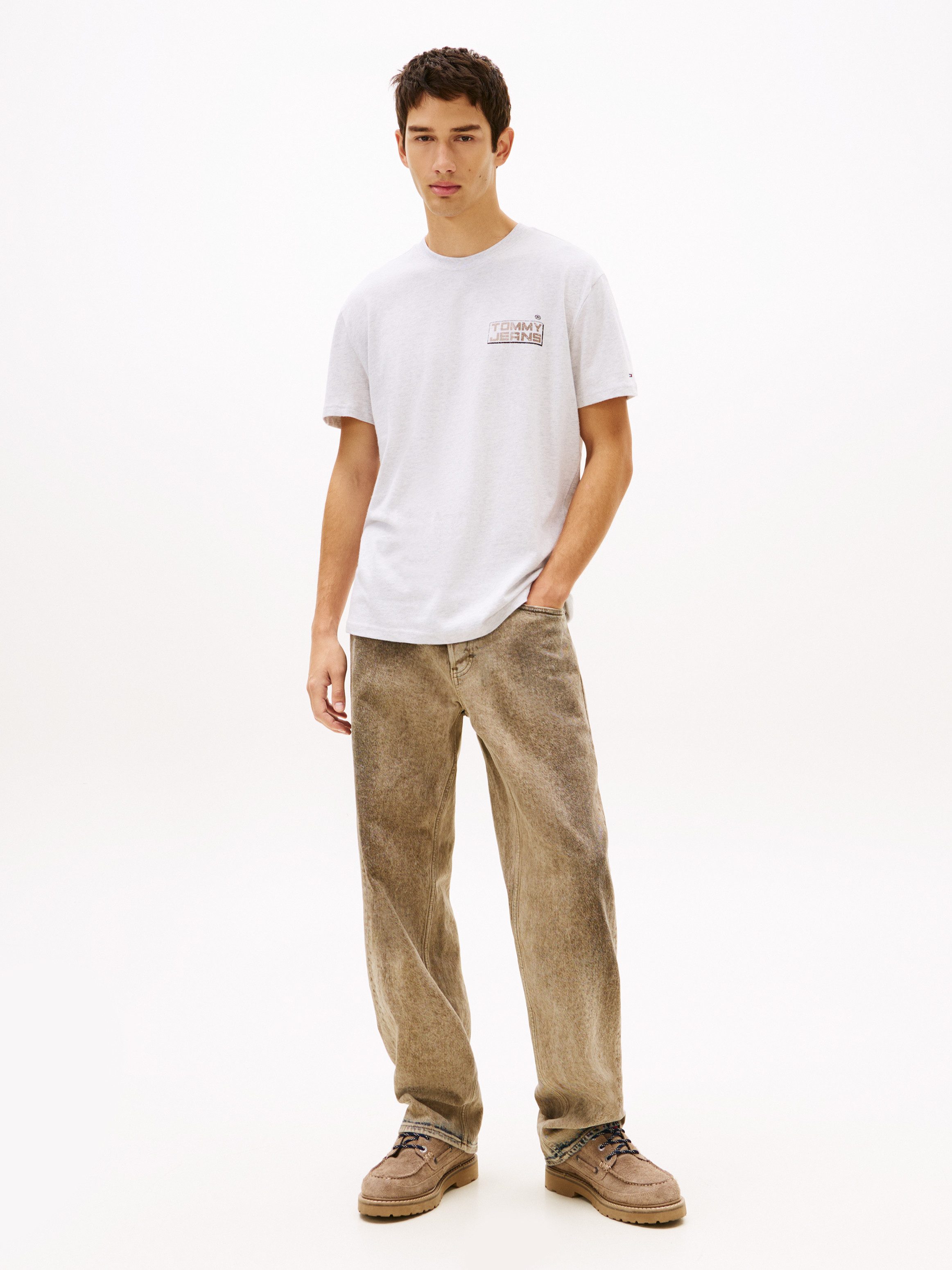 Tommy Jeans T-Shirt TJM REGULAR GYM BLOCK mit Rundhalsausschnitt