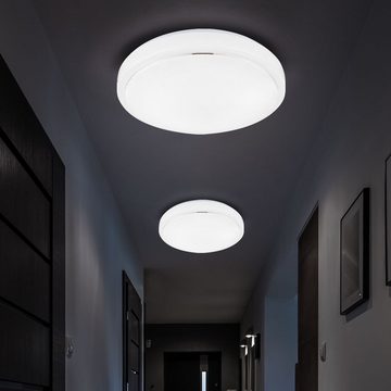etc-shop LED Deckenleuchte, LED-Leuchtmittel fest verbaut, Deckenleuchte dimmbar LED Wohnzimmerleuchte Decke Deckenlampe Modern
