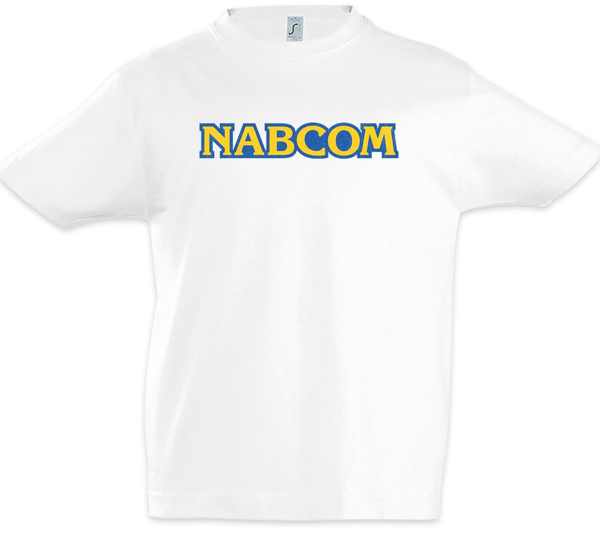 Print-Shirt Nabcom Logo Kinder T-Shirt Symbol Doom Gaming Shooter Armored Response