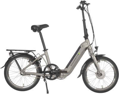 SAXONETTE E-Bike Compact Comfort Plus, 3 Gang, Nabenschaltung, Frontmotor, 360 Wh Akku, (mit Akku-Ladegerät)