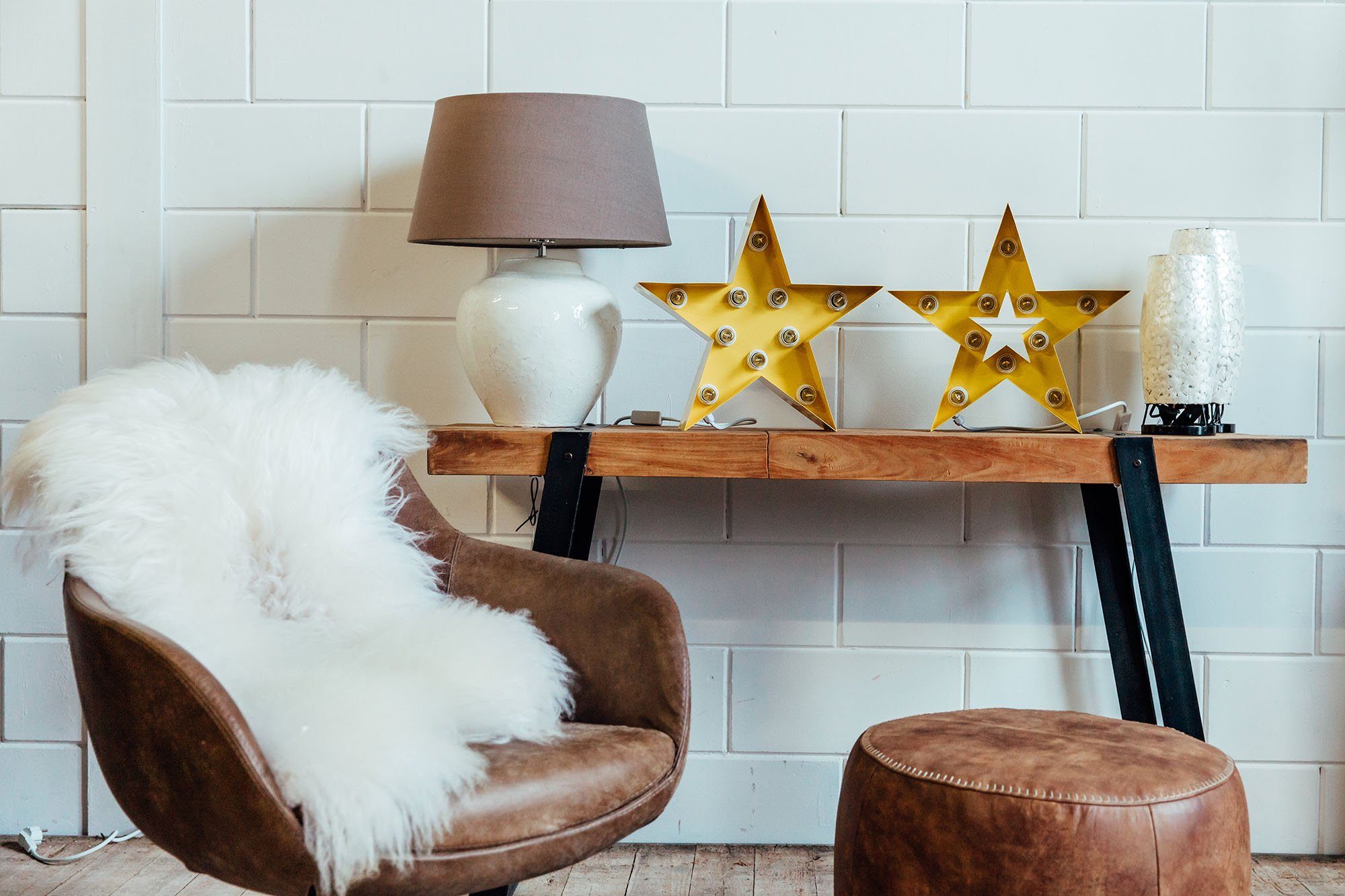 MARQUEE LIGHTS LED Dekolicht Star, ohne Leuchtmittel, Warmweiß, Wandlampe, günstig online kaufen