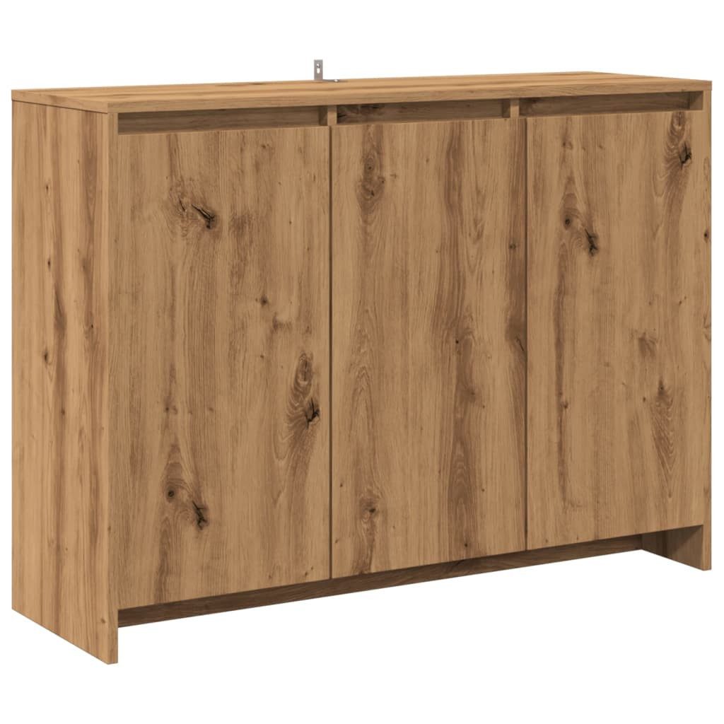 vidaXL Sideboard Sideboard Artisan-Eiche 102x33x75 cm Holzwerkstoff (1 St) günstig online kaufen