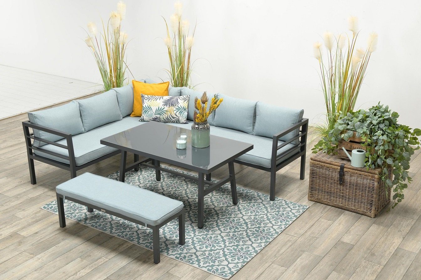 Garden Impressions Gartenlounge-Set Blakes links black / Gartenmöbelset, (S günstig online kaufen