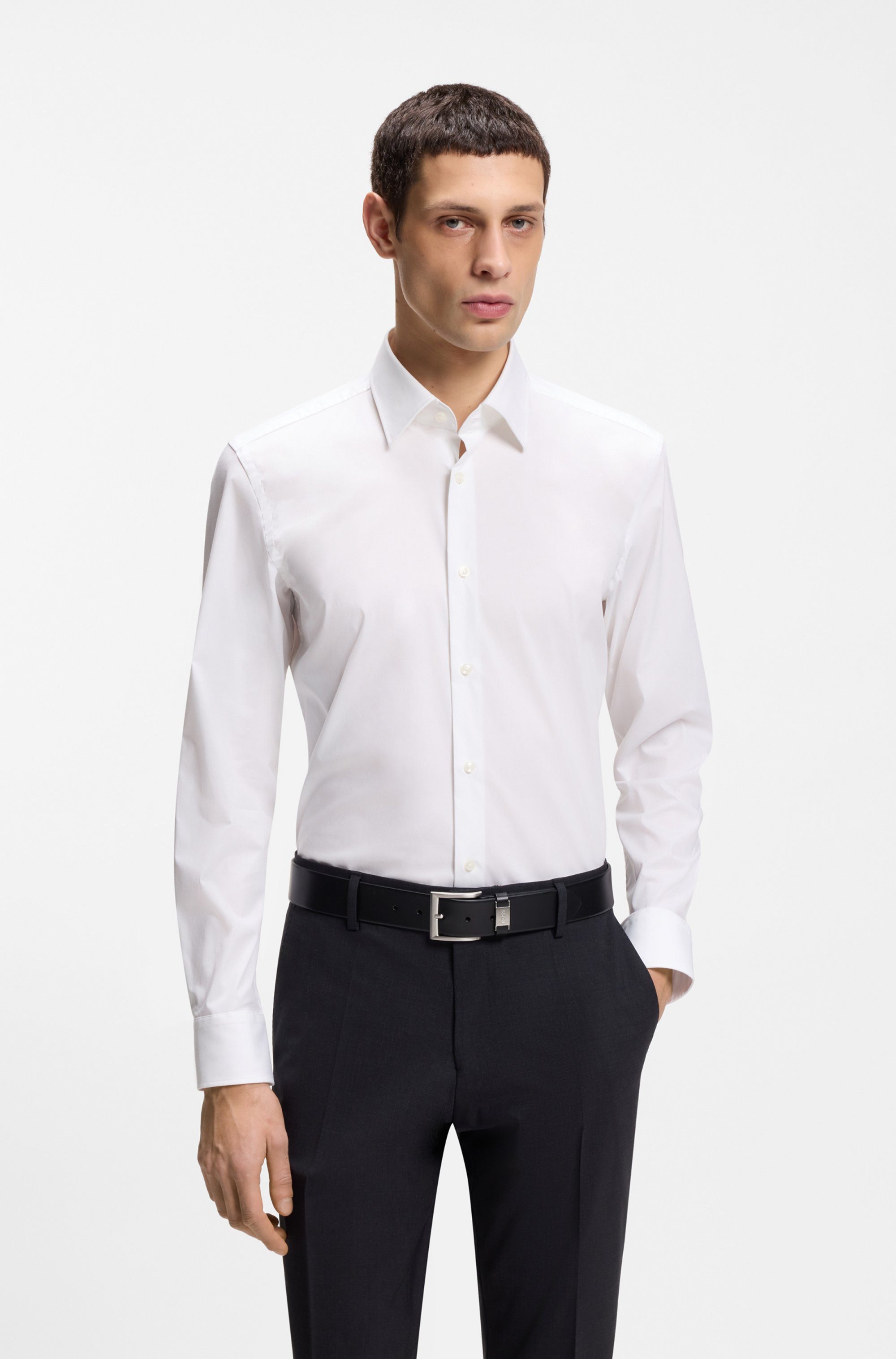 BOSS Businesshemd Kentkragen, Slim-Fit, bügelleichte Qualität günstig online kaufen