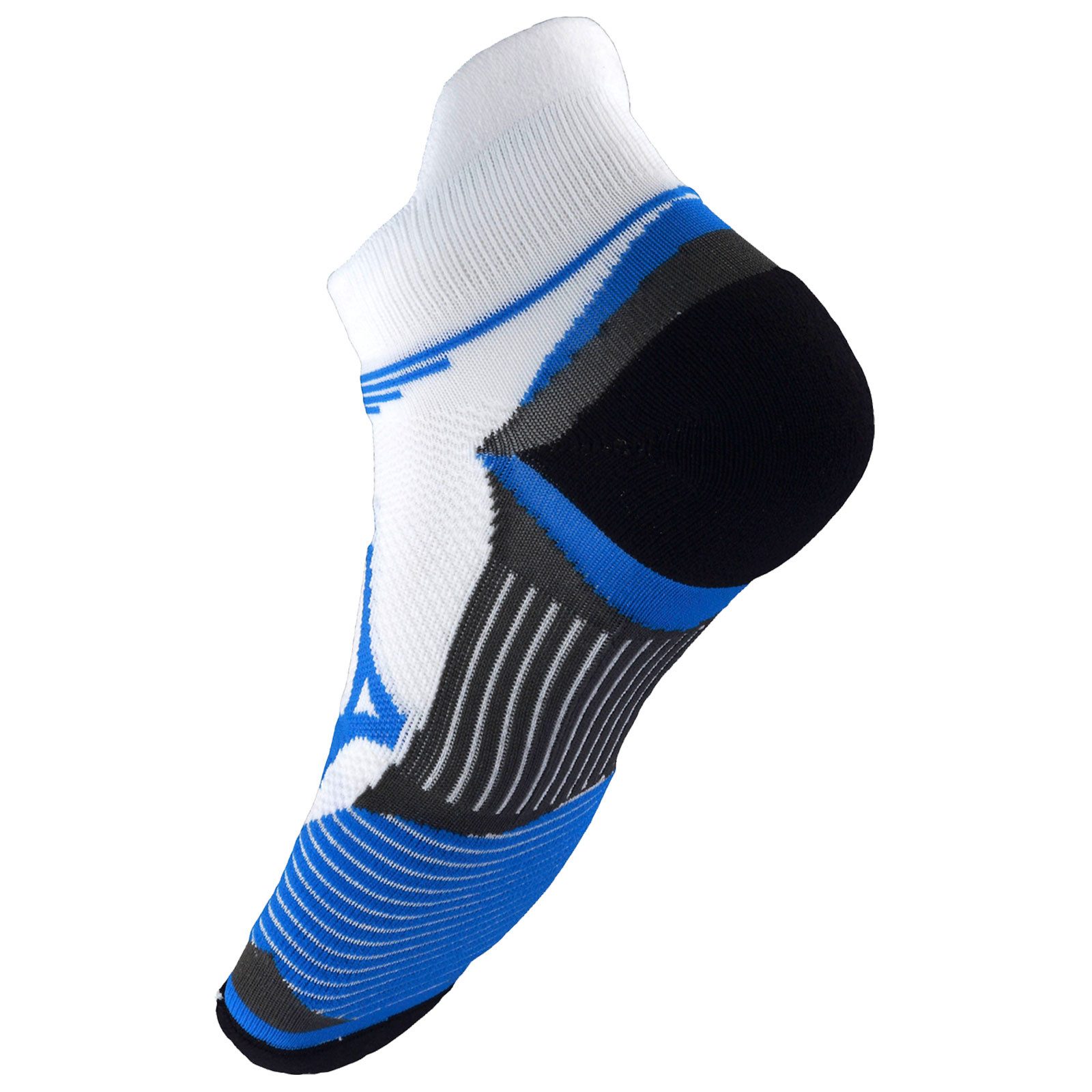Mizuno Laufsocken Mizuno Runbird Socks Polsterung im Zehen- und Fersenbereich