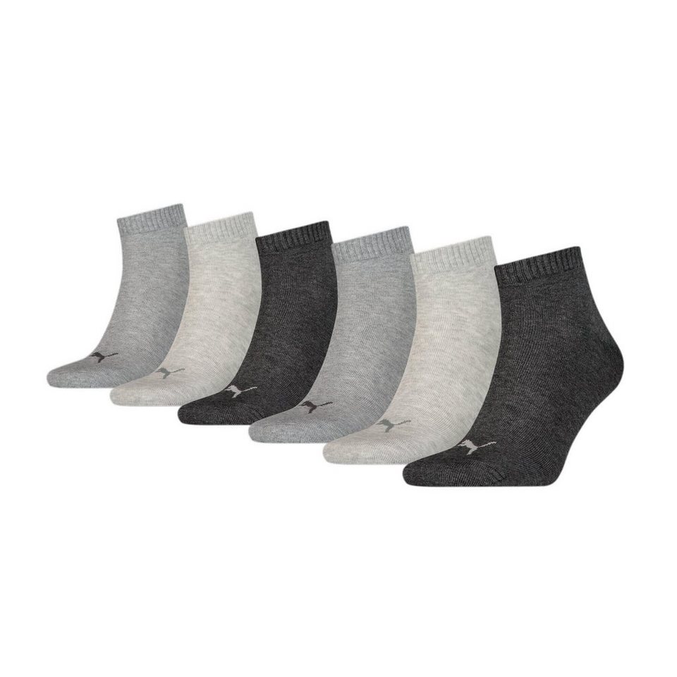 PUMA Socken Erwachsene Quarter-Socken (6er-Pack) PUMA
