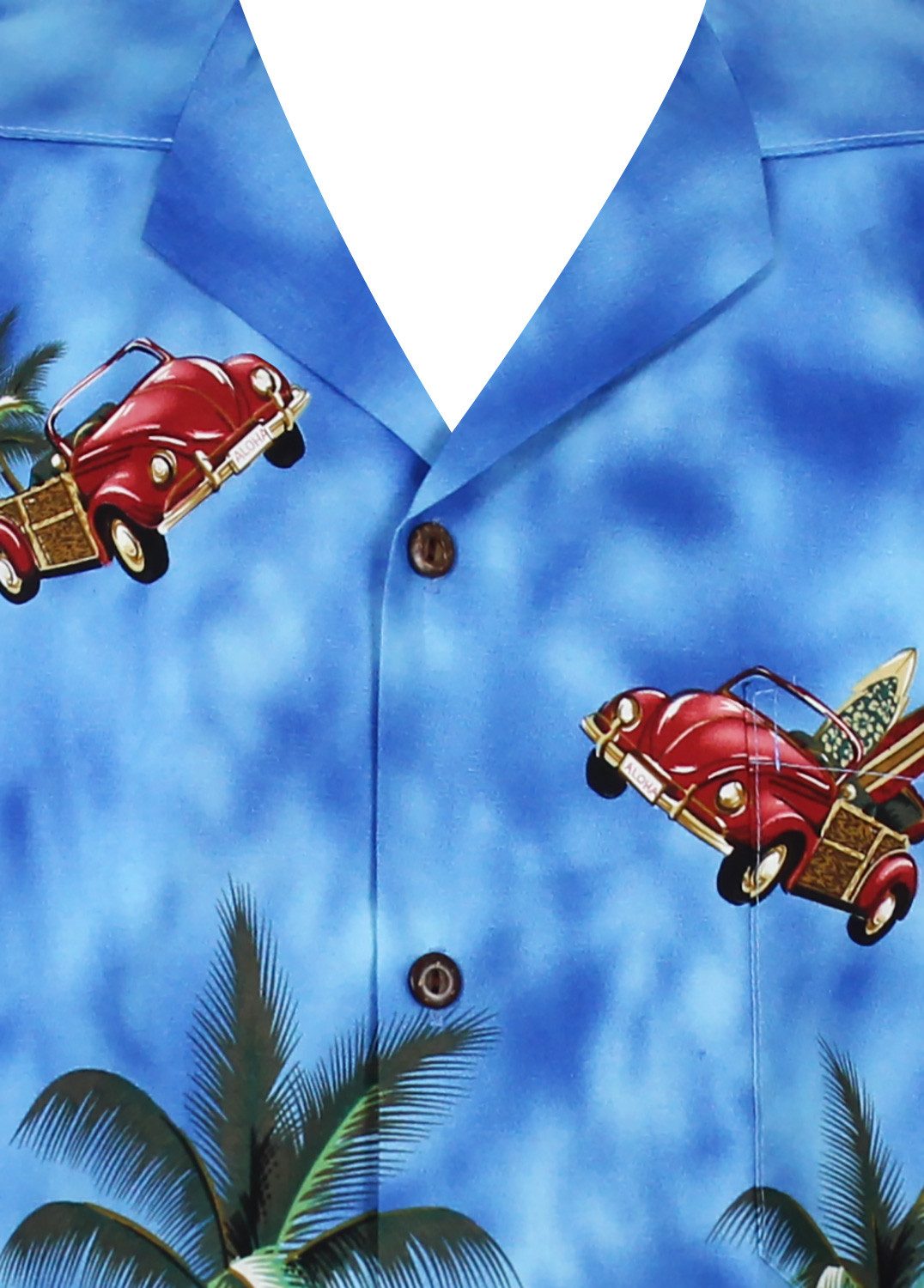 KY's Hawaiihemd Fliegende Autos Original Hawaiihemd günstig online kaufen
