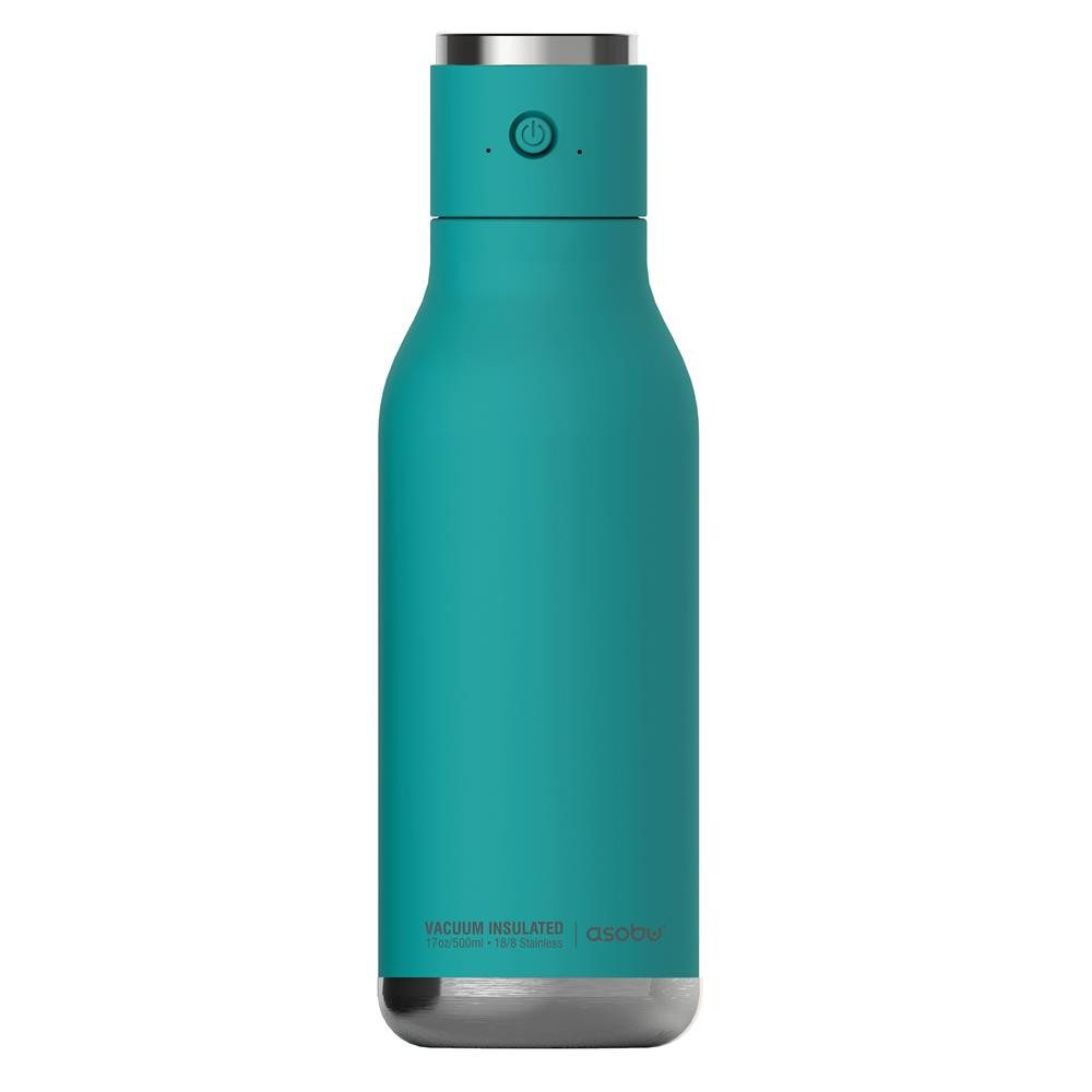 ASOBU Trinkflasche Asobu isolierte Edelstahlflasche mit Lautsprecher Türkis, Edelstahl