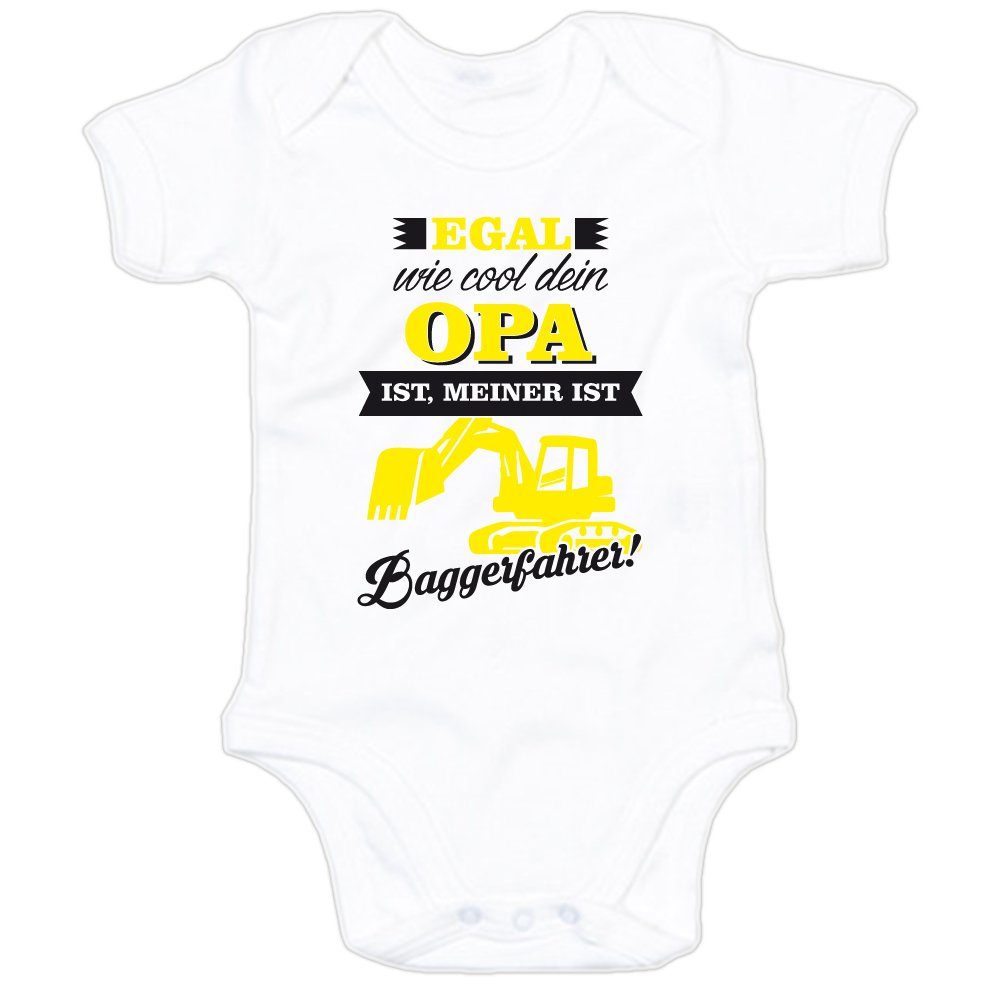 Ggraphics Kurzarmbody Egal wie cool dein Opa ist, meiner ist
