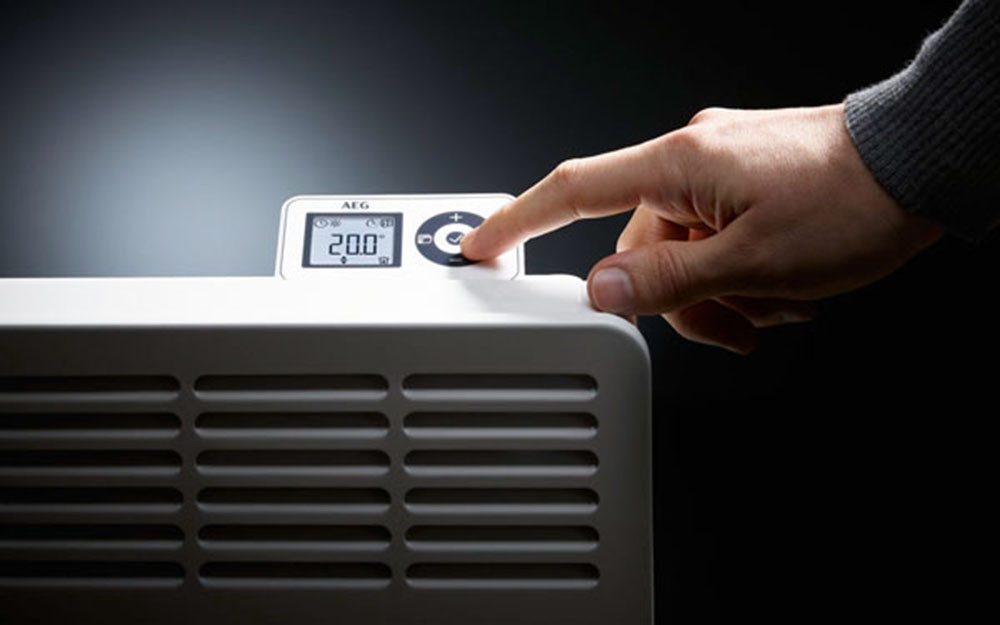 AEG Haustechnik Konvektor »WKL 755«, Elektroheizung energiesparend, 750 W, für ca. 9 m², LCD-Display, Wochenzeitschaltuhr – Bild 4 von 5