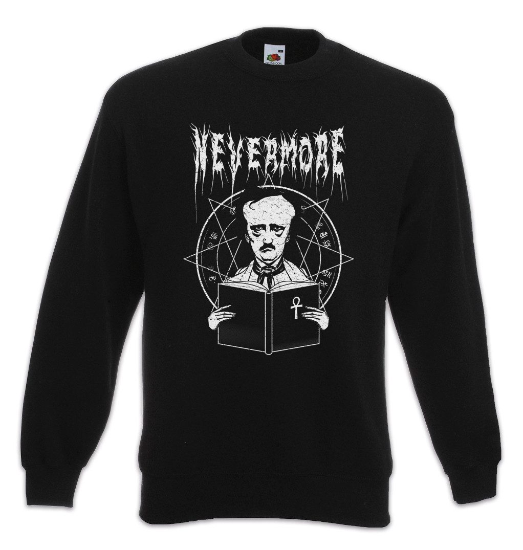 Sweatshirt Nevermore Sweatshirt Edgar Portrait Allan Allen Symbol Poe Raven Rabe