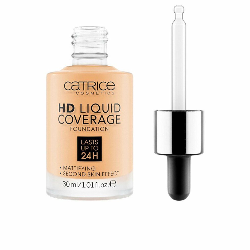Foundation Hd Liquid Coverage Foundation Lasts Up #036 Hazelnut 30ml