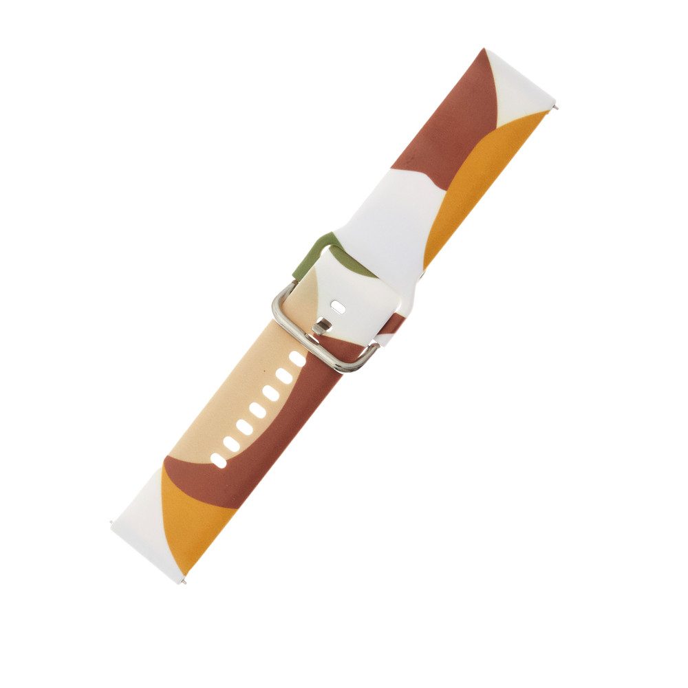 Hurtel Smartwatch-Armband Silikonarmband Ersatzarmband Sportarmband, Camouflage-Muster, verstellbar, ohne Werkzeug