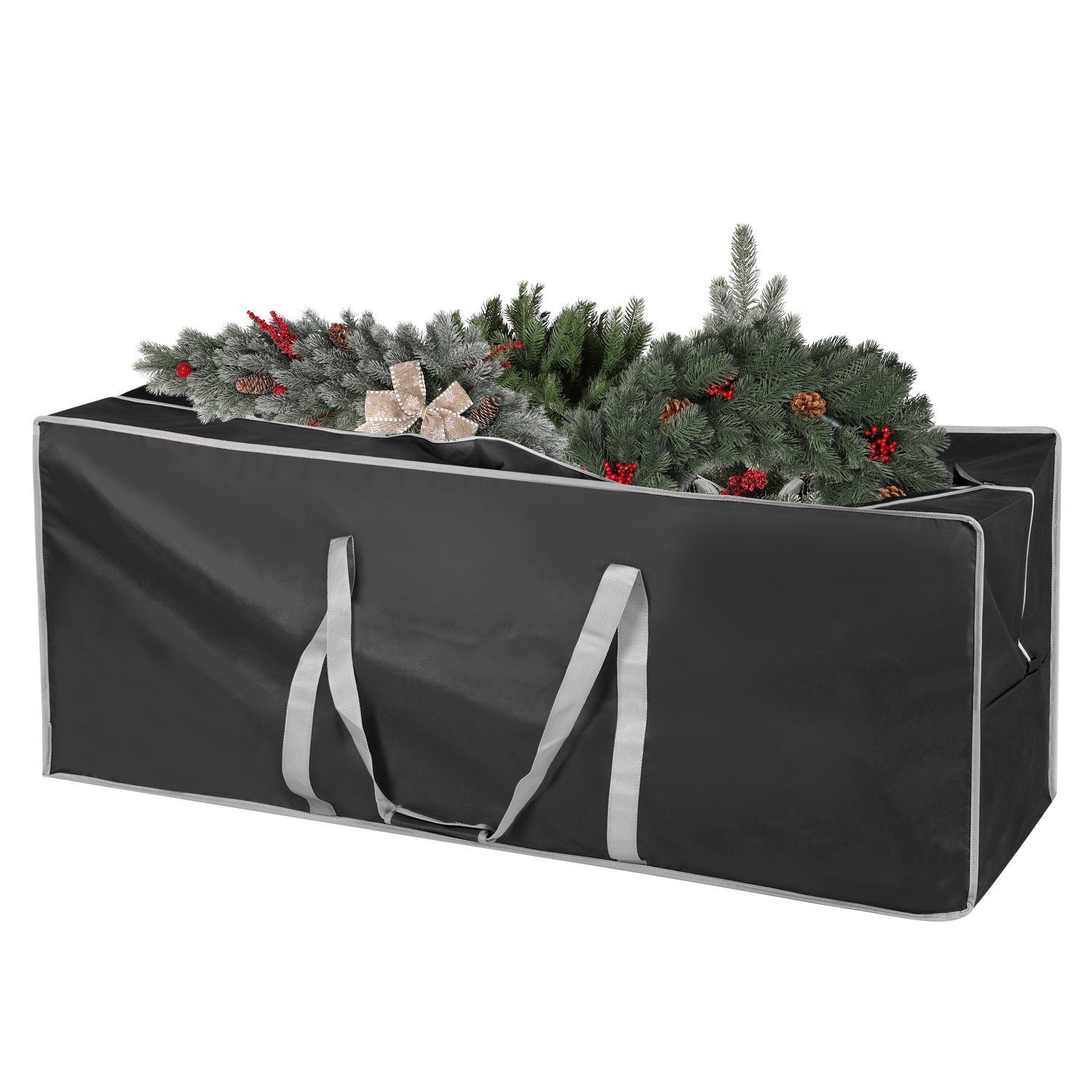 Salcar Künstlicher Weihnachtsbaum Aufbewahrungstasche für Weihnachtsbaum bis zu 240 cm, Transporthülle, 130 x 40 x 50 cm Aufbewahrungstasche, Reißfest, Wasserdicht