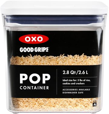 OXO Good Grips Vorratsdose OXO Good Grips POP-Behälter – luftdichte, stapelbare Aufbewahrungsbox mit Deckel für Lebensmittel – 2,6 l für Zucker und mehr