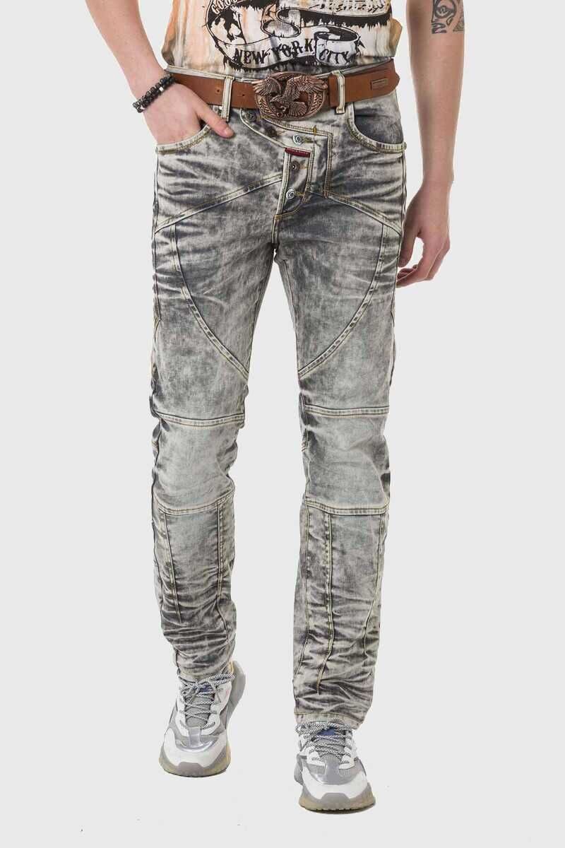 Cipo & Baxx 5-Pocket-Jeans Jeans mit markantem Design günstig online kaufen