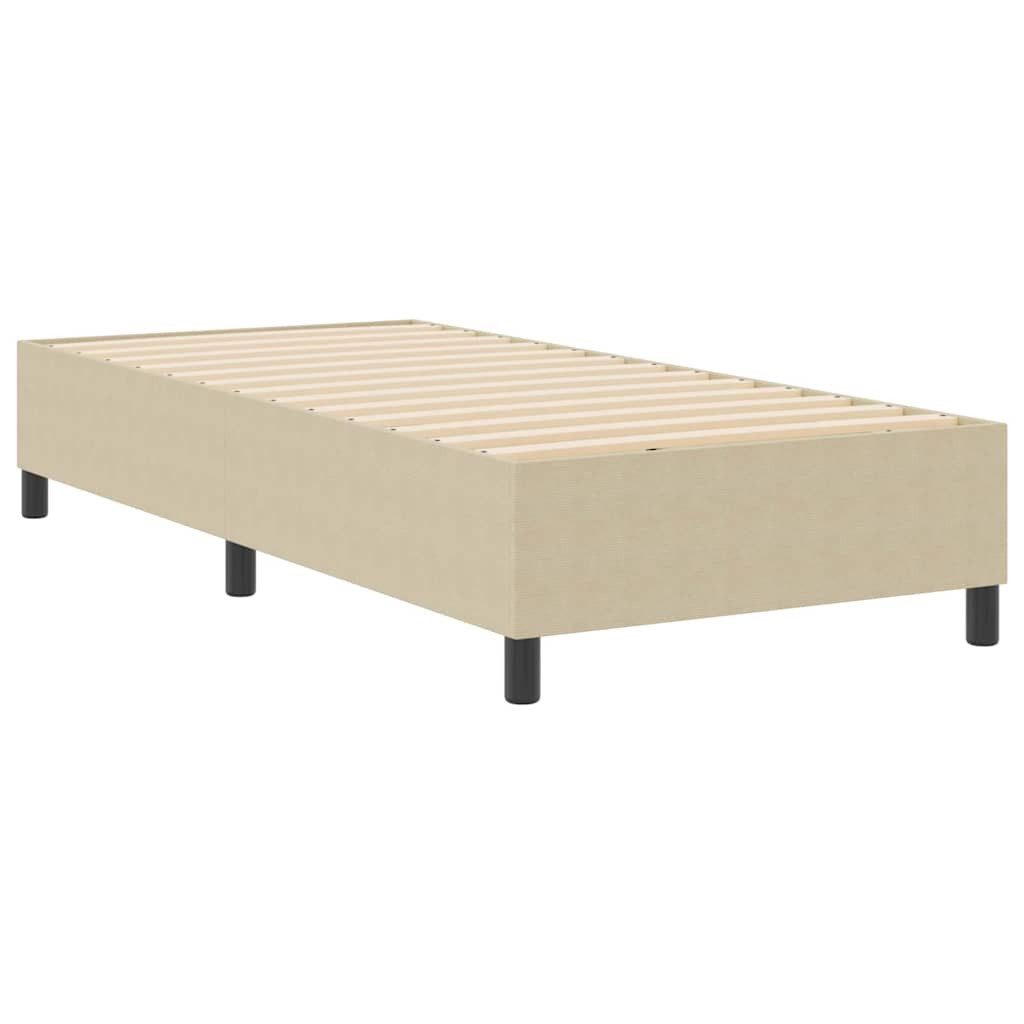 vidaXL Bett Boxspringbett Grau-Grün 90 x 190 cm Cordstoff (1-tlg) günstig online kaufen