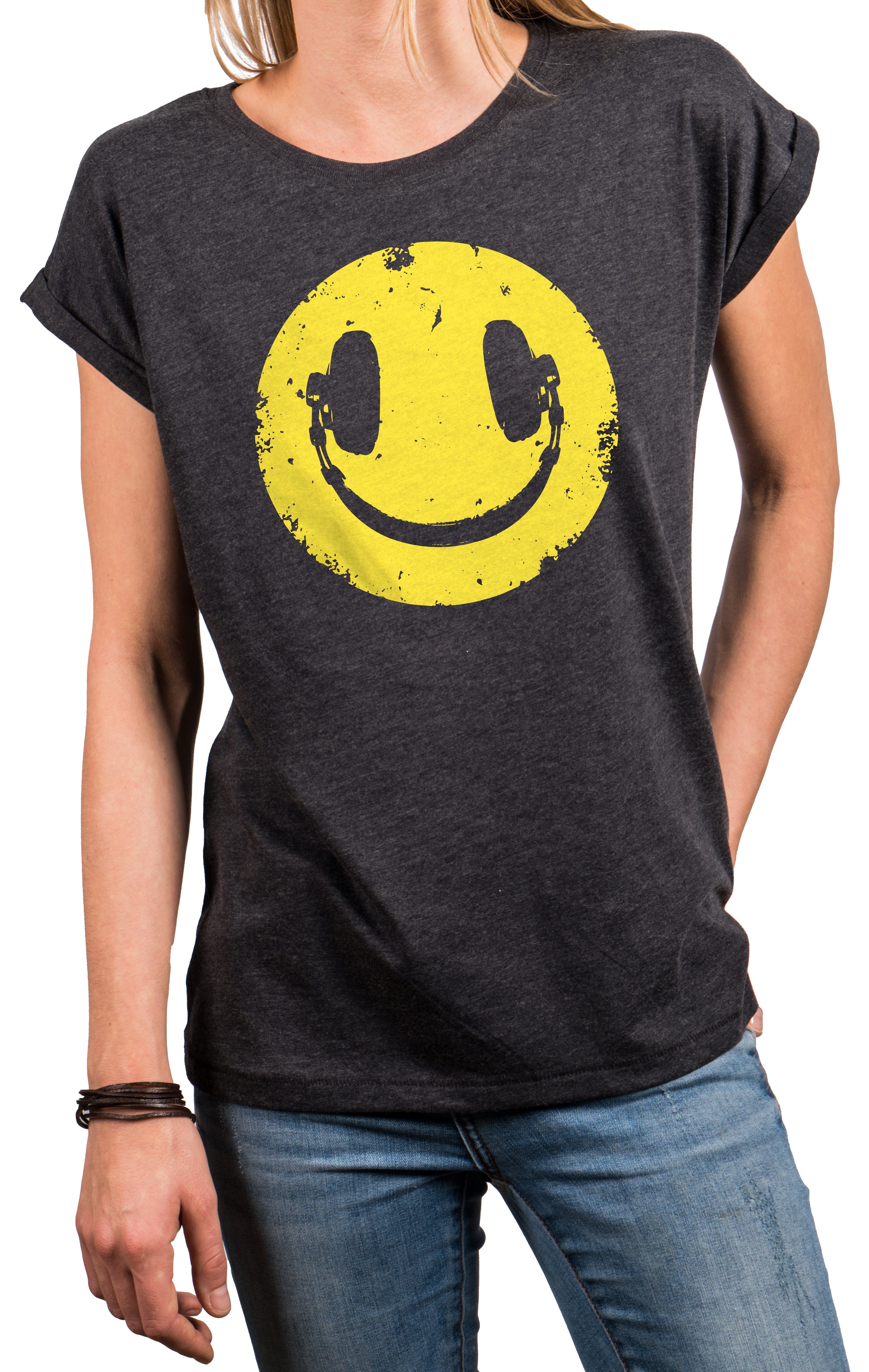 MAKAYA Print-Shirt Damen Kurzarm Basic Sommer günstig online kaufen