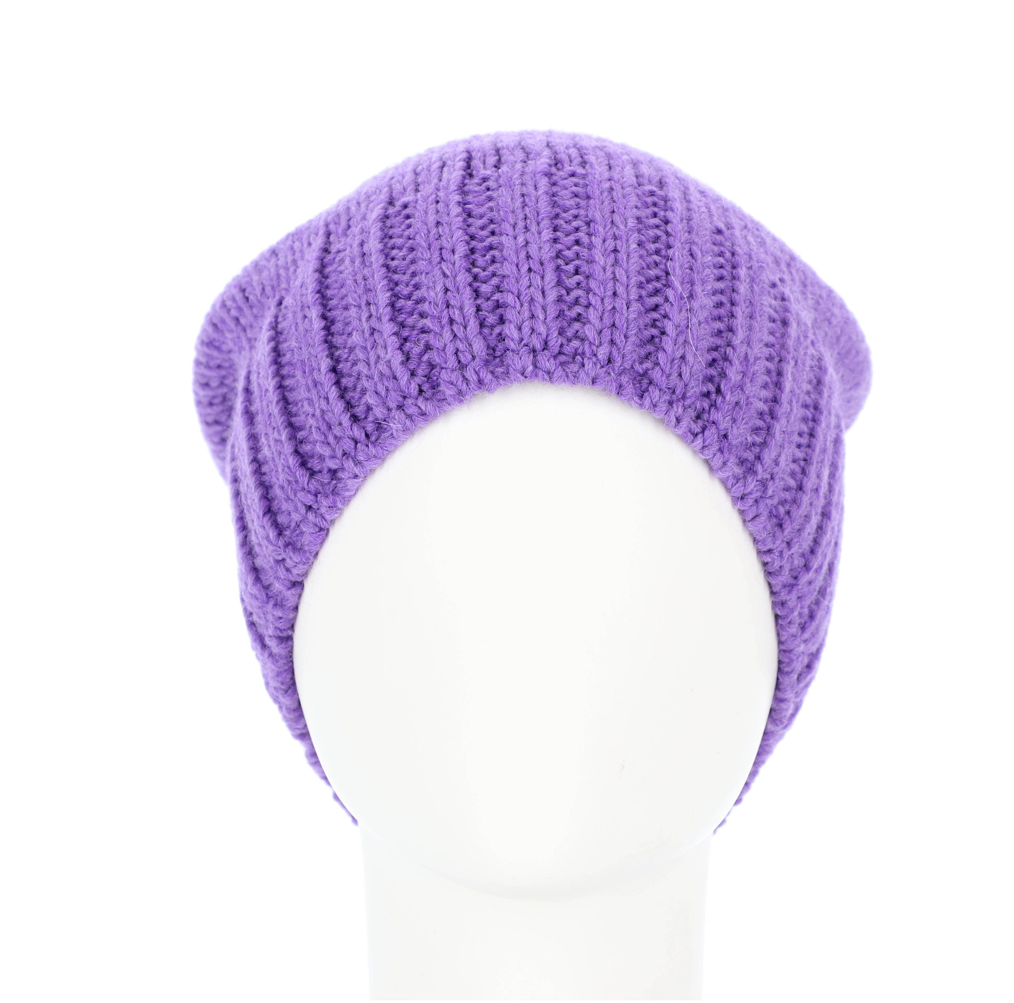 halsüberkopf Accessoires Strickmütze Beanie mit Rippe mit Innenfleece