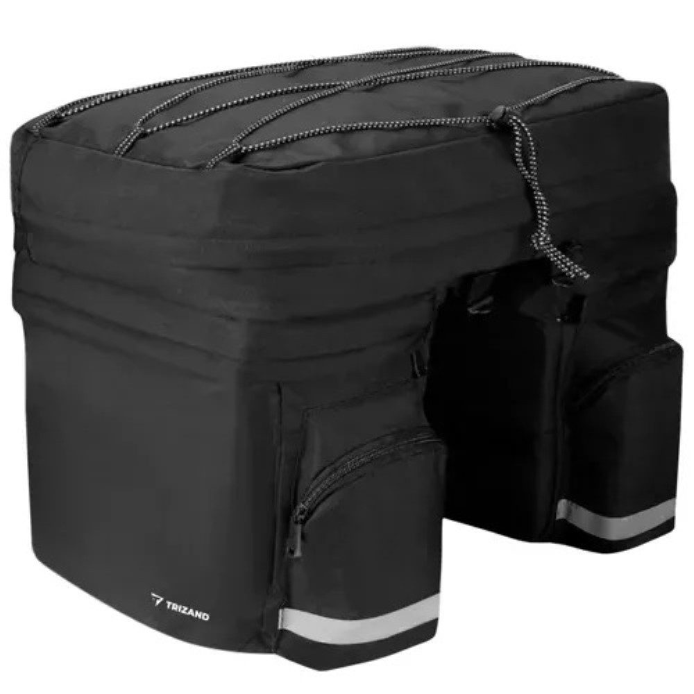 Trizand Gepäckträgertasche Wasserdichte Gepäckträger Tasche Fahrrad - Ultimativer Gepäckträger (Fahrrad Gepäckträgertasche-Set, 1x Gepäcktragertasche mit Schutz)