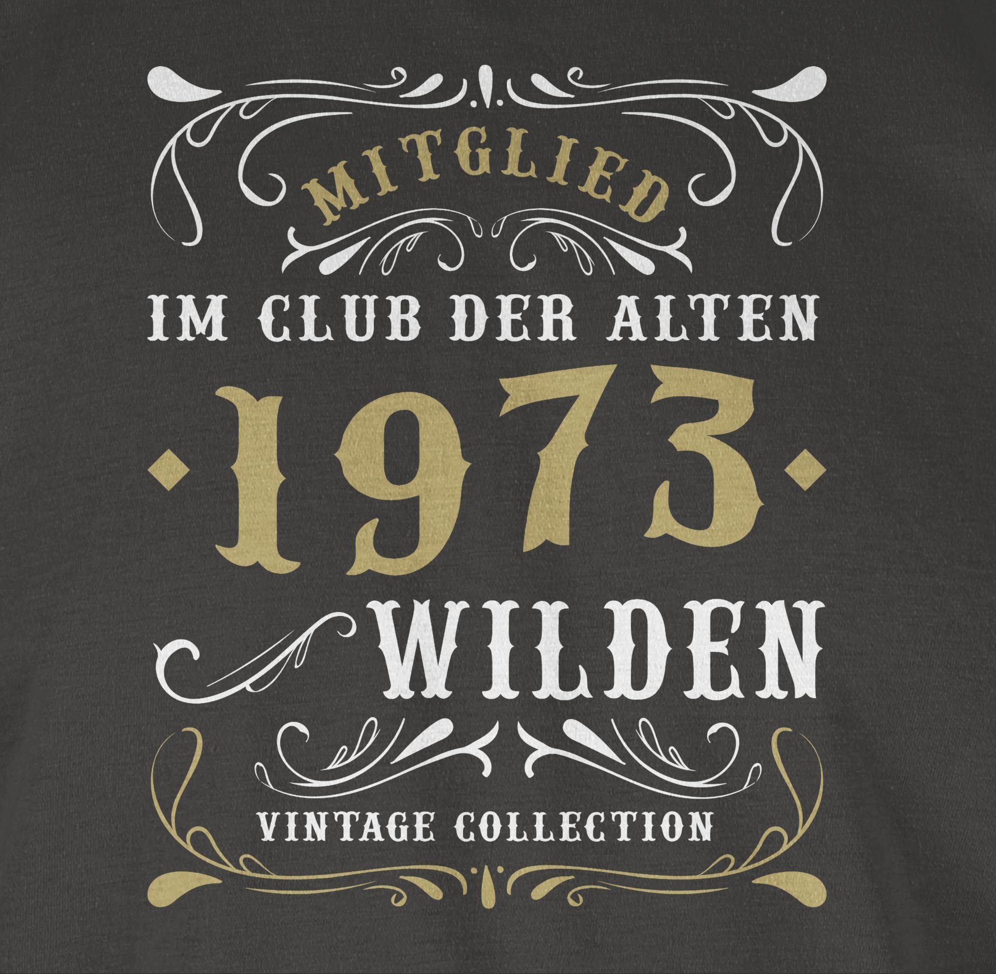 alten im der 1973 Dunkelgrau Mitglied Wilden 2 Geburtstag Club 50. Shirtracer T-Shirt