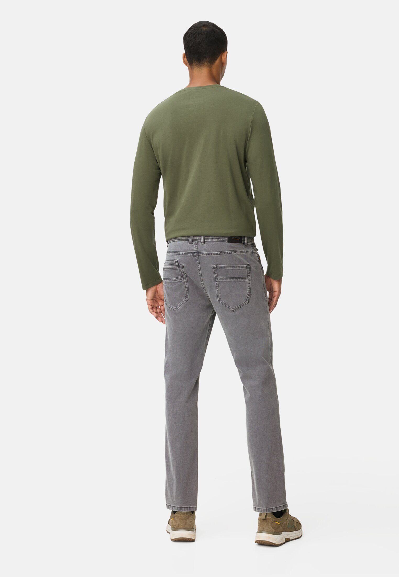 camel active 5-Pocket-Jeans Hose aus Baumwoll-Elasthan-Mix Relaxed Fit günstig online kaufen