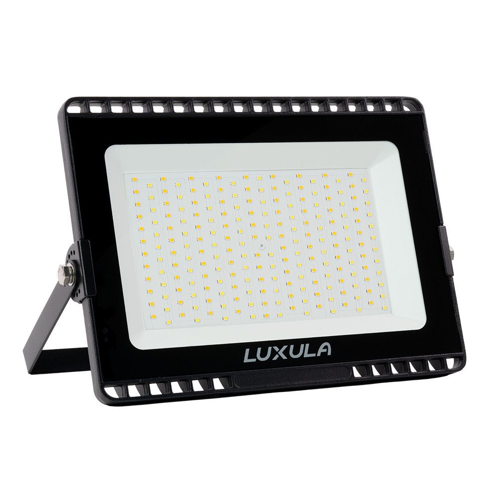 LUXULA LED Flutlichtstrahler LUXULA LED Fluter 100 W CCT einstellbar Schwarz, LED fest integriert, Farbwechsler
