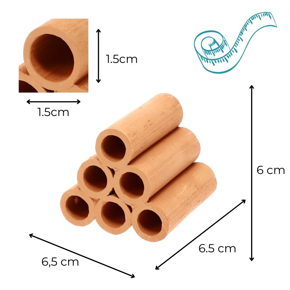 GarPet Aquariendeko Aquarium Deko Pyramide 6er Garnelen Röhre Höhle Krebs W günstig online kaufen