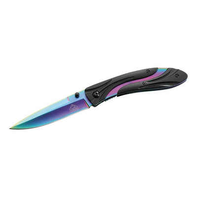 Puma Tec Taschenmesser Liner Lock mit Rainbow-Finish Einhandmesser