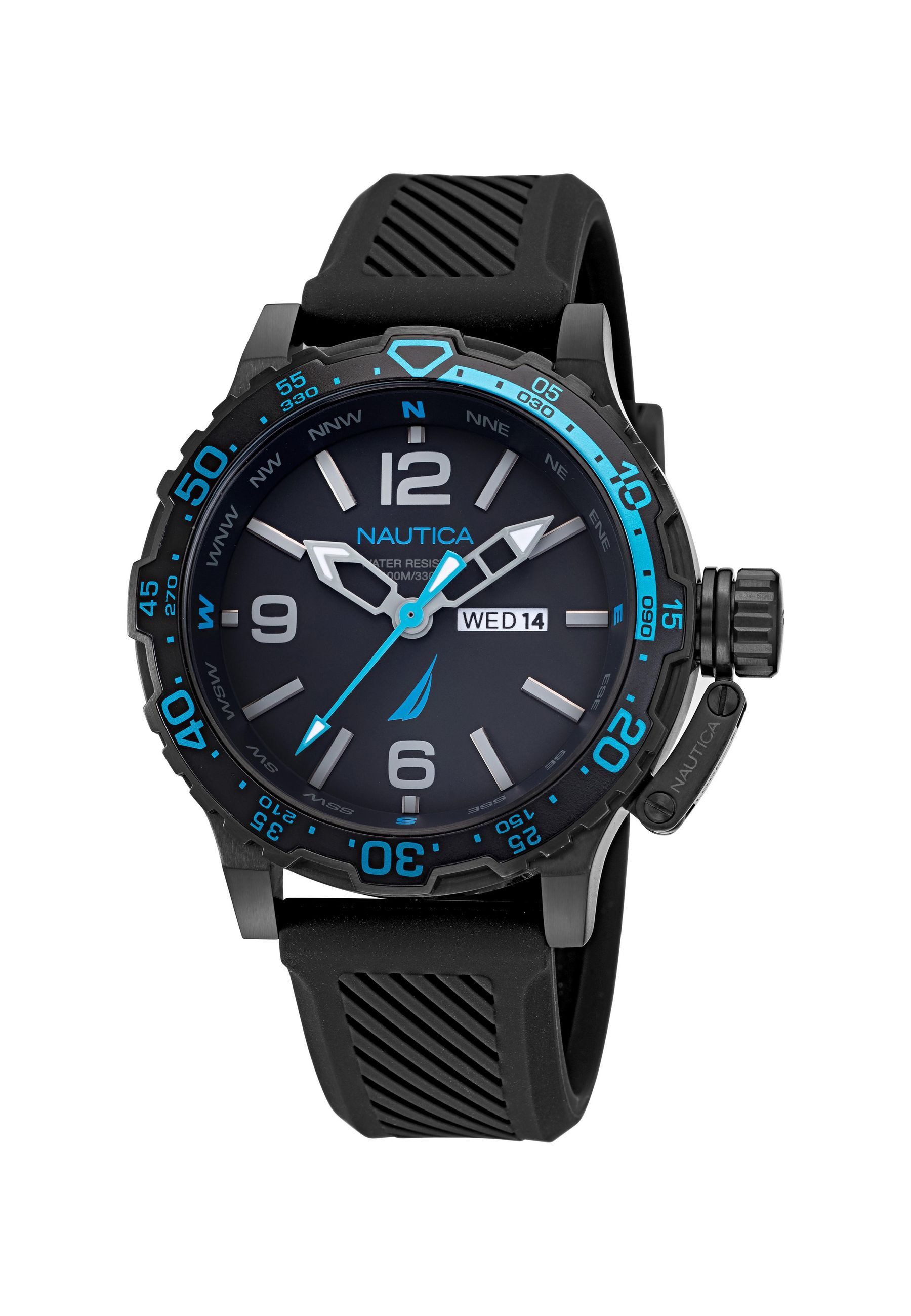 NAUTICA Quarzuhr GLENROCK LAGOON, (1-tlg), Quarz-Analoguhr